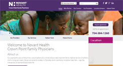 Desktop Screenshot of nhcrownpointfamilyphysicians.org